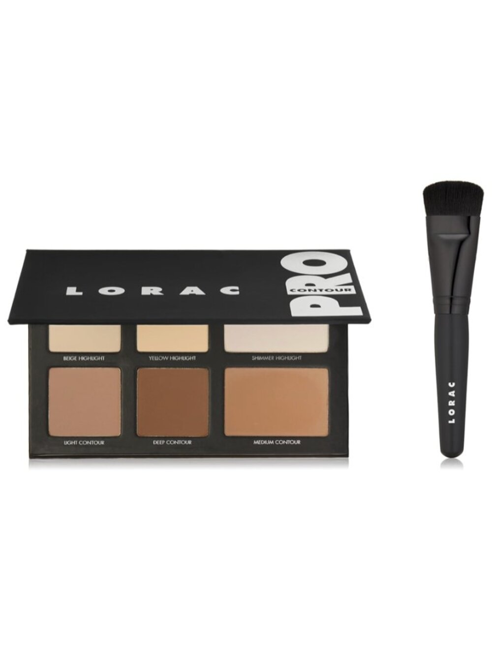 NEW LORAC PRO Contour Palette & Contour Brush, Multi Bronzer Highlight